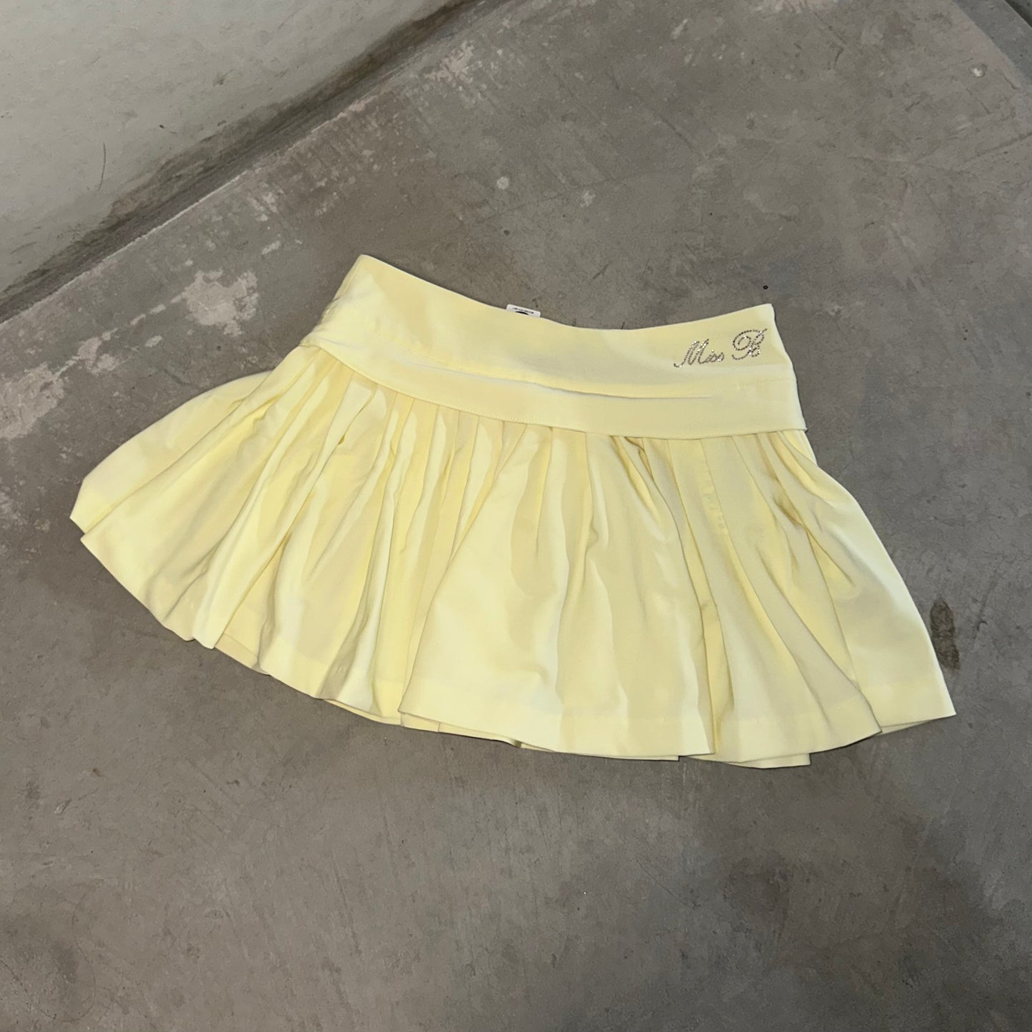 Blumarine ‘Miss Blumarine’ Lemon Mini Skirt