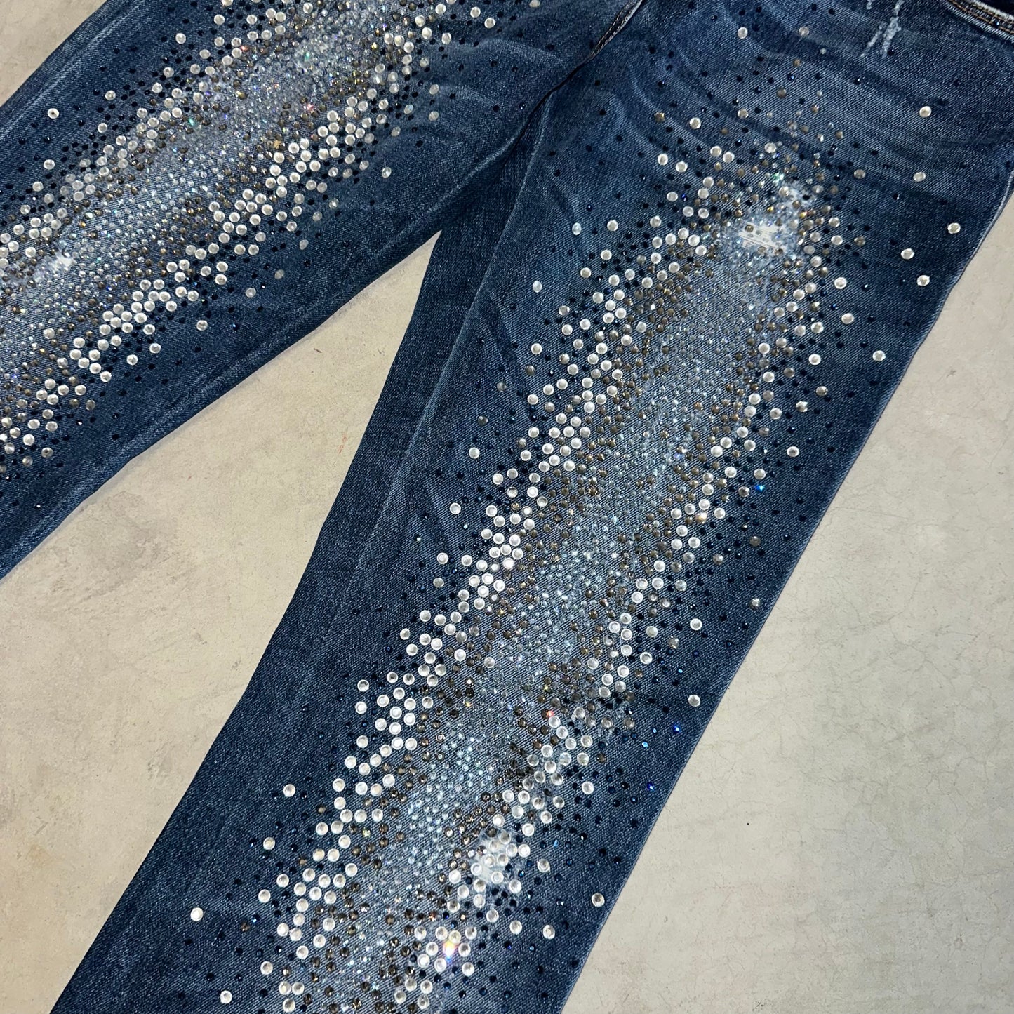 Roberto Cavalli Diamanté Jeans