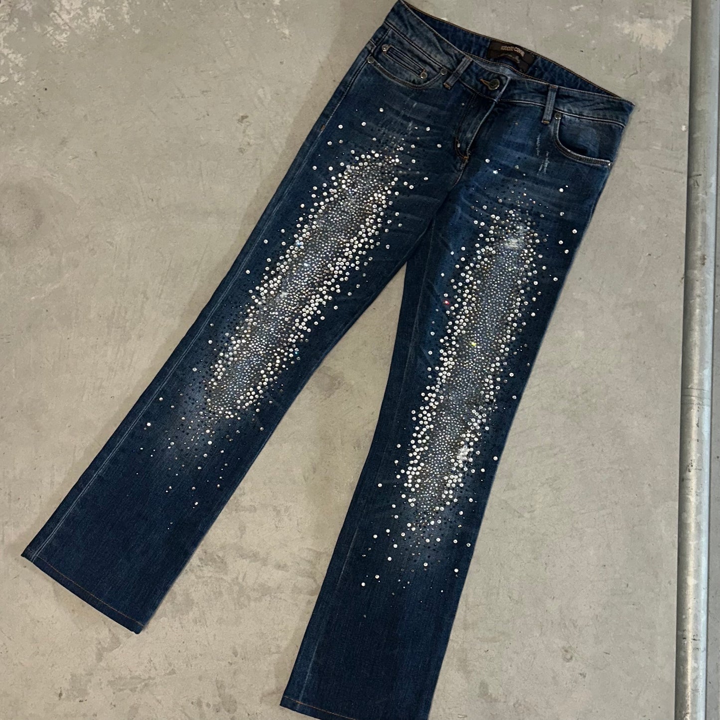 Roberto Cavalli Diamanté Jeans