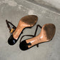 Gucci Brown Suede Bamboo Heels (37.5)