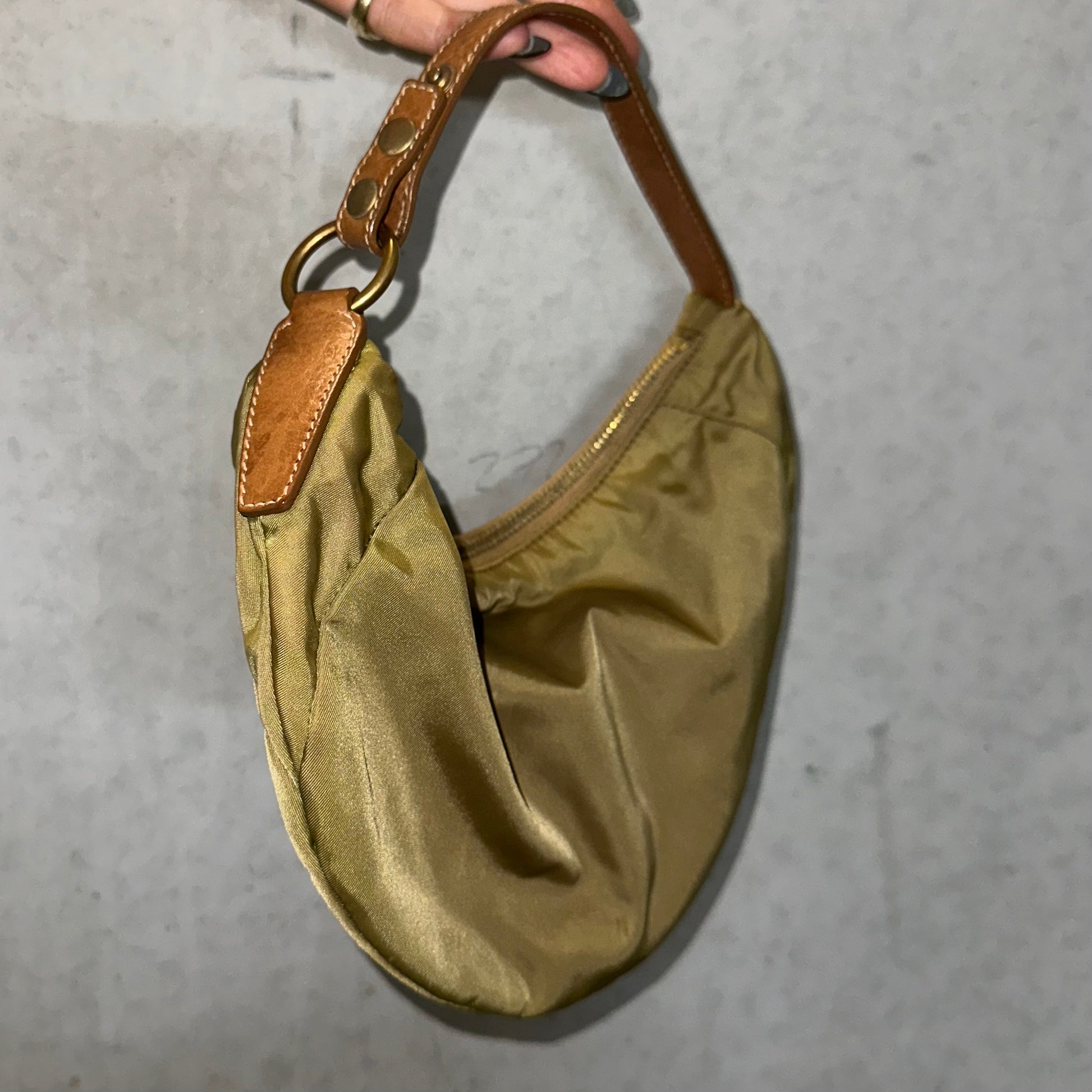 Vintage Miu Miu mini crescent bag — consciously shop