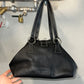Miu Miu Rare Black Leather Snap Hook Bag