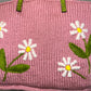 Fendi Rare Floral Knit and Cowhide Tote