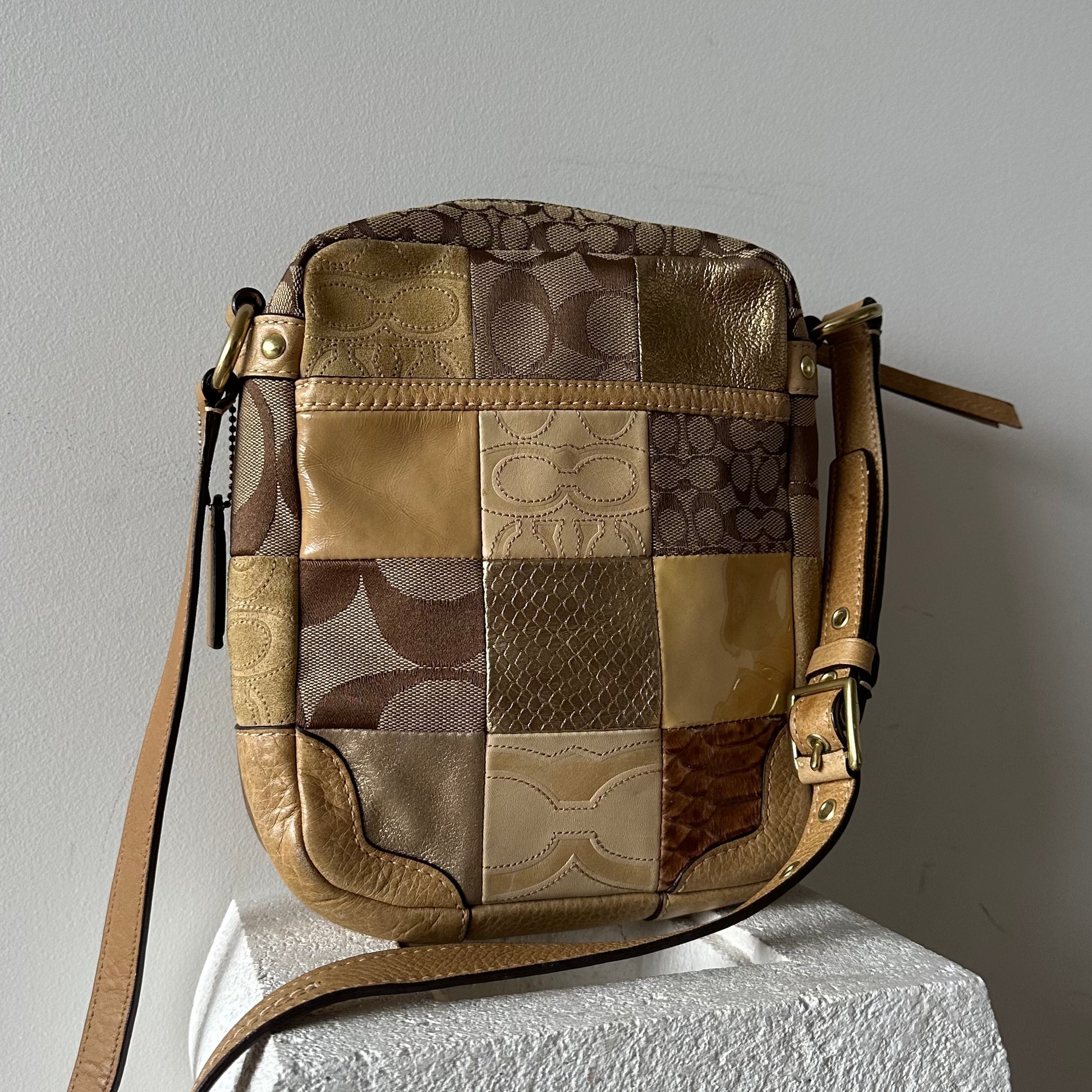 Coach on sale crossbody patchwork