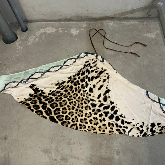 Roberto Cavalli Silk Scarf Top