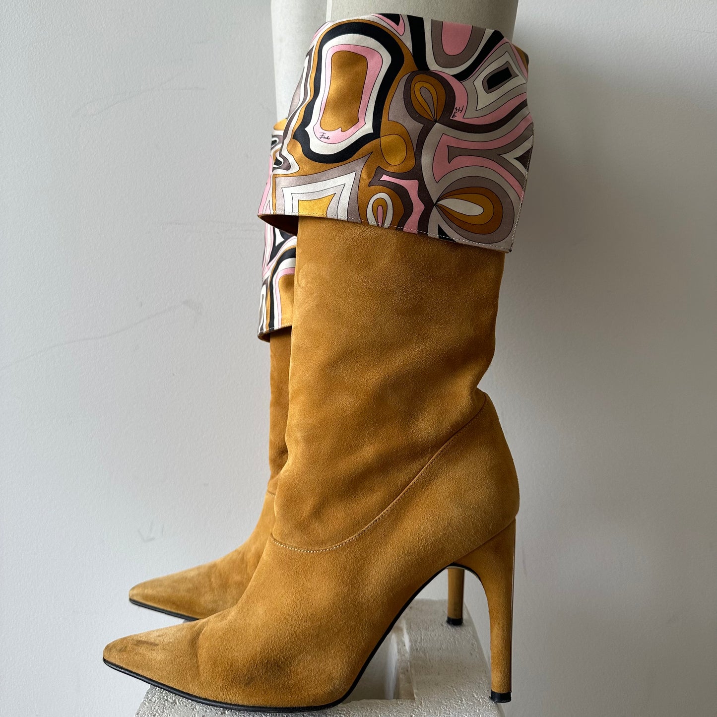 Emilio pucci boots knee 2025 high